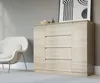 Cassettiera, colore: Sonoma, 120 x 39 x 101 cm, con 2 ante Anteprima dell’immagine prodotto 2