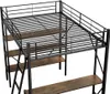 Letto a castello AIORBER, 90x200cm, in acciaio&MDF, con Anteprima dell’immagine prodotto 11