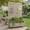 Trennwand ‘Aaskis’ mit Blumenkasten Rollen Stahl 190 x 120 Produktbild-Vorschau 7