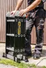 DRABEST | Viacúčelový rebrík 4x3, oceľ/hliník, skladací Náhľad obrázku produktu 14