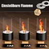 Tischfeuer Tischkamin Bioethanol Kamin mit Glas Dekosteinen Produktbild-Vorschau 3
