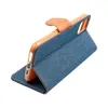 Elegante Buch-Tasche Hülle Fancy "Canvas" Book-Style Produktbild-Vorschau 2