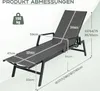 COSTWAY Sonnenliege Rattan bis 150kg, Gartenliege mit Produktbild-Vorschau 3