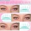 Sada rias Manga Lash Cluster v odtieňoch PureBrown, dĺžka Náhľad obrázku produktu 3