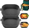 Silikon Backform für Heißluftfritteuse-Backpapier Für Produktbild-Vorschau 1