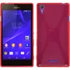 PhoneNatic Case kompatibel mit Sony Xperia T3 - rot Silikon Produktbild-Vorschau 1