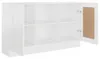 vidaXL Príborník biely 120x30,5x70 cm Materiál dreva Náhľad obrázku produktu 5