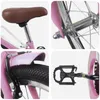 vidaXL Kinderfahrrad 20 Zoll für 6-11 Jahre alt Hellrosa Produktbild-Vorschau 4