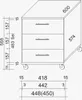 Rollcontainer Schubcontainer Kernbuche Büroschrank 3 Produktbild-Vorschau 5