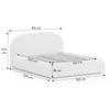 BEAUTYSOFA | Polsterbett MOTTI 160x200 cm - Doppelbett mit Produktbild-Vorschau 7