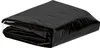 A folded black tarp is shown on a white background. Produktbild-Vorschau