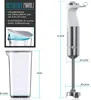 A diagram showing a hand blender and a measuring cup with dimensions and features. Náhľad obrázku produktu