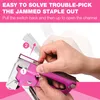 ValueMax 3-in-1 Handtacker Set mit 2000 Klammern, Rosa Produktbild-Vorschau 7