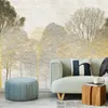 Muralo Vlies Fototapete für Wohnzimmer BÄUME Pflanzen Beton Produktbild-Vorschau 6