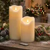 XXXL LED Outdoor Kerze cremeweiß mit Timer 2er Set - 30 | Produktbild-Vorschau 1