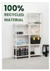 Plasticforte Lagerregal - Kunststoff - weis - 60 x 95 cm - Produktbild-Vorschau 3