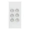 Zeller-Presente Magnet-Set, 6-tlg. Edelstahl Produktbild-Vorschau 2