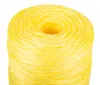A close-up, studio shot of a roll of yellow polypropylene cord. Anteprima dell’immagine prodotto