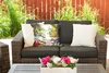 MuchoWow® Outdoor Kissen - Malerei - Blumen - Natur - Produktbild-Vorschau 5