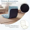 Chaise de sol COSTWAY avec dossier réglable, fauteuil de Voir les images du produit 8