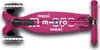 Micro Kinder Scooter Maxi Deluxe LED Faltbar , Hellrot Produktbild-Vorschau 4