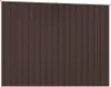 vidaXL Záhradný prístrešok Brown 195x198x159 cm Pozinkovaná Náhľad obrázku produktu 6