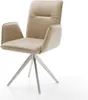 DELIFE Esszimmerstuhl Vinja-Flex Mikrofaser Beige Vintage Produktbild-Vorschau 1