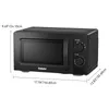 Galanz Mikrowelle 20L Schwarz 700W mit Auftaufunktion, 6 Produktbild-Vorschau 4