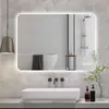 LED Badezimmerspiegel 70x90 cm – Rahmenlos, Hinterleuchtet, Produktbild-Vorschau 3