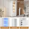 MODFU Vitrine Moderne - Meuble de Salon avec LED et 1 Voir les images du produit 7
