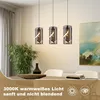 ZMH LED Pendelleuchte Esstisch Hängelampe Hängeleuchte Glas Produktbild-Vorschau 3