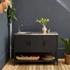 sweeek - Outdoor-Küche aus Stahl mit Spüle L120 cm - Produktbild-Vorschau 5