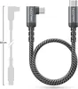deleyCON 0,5m 240W USB-C Kabel Kurz Winkel 90 Grad Produktbild-Vorschau 3