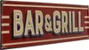 Moritz insegna in latta 80 x 20 cm bar e grill pub barbecue Anteprima dell’immagine prodotto 4