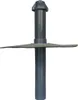 A product shot of a roof vent with a bitumen flange. Produktbild-Vorschau