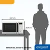 Exquisit Unterbau-Mikrowelle UMW 800G-3.1 Inox |  20 Liter Produktbild-Vorschau 6