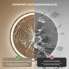 KUTAS – Runder LED Badezimmerspiegel 60 cm – Anti-Beschlag Produktbild-Vorschau 10