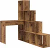 Biurko Narożne Z Półką Stare Drewno 101,5 X 149,5 X 149,5 Podgląd zdjęcia produktu 2