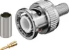 Goobay BNC-Crimpstecker - für RG59/U-Kabel, mit vergoldetem Produktbild-Vorschau 1