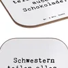 Mr. & Mrs. Panda PErsonalisierte Bierdeckel Schwestern Produktbild-Vorschau 5