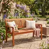 Casaria Gartenbank Holz 2-Sitzer Eukalyptus, Produktbild-Vorschau 2