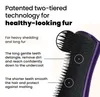 Pet Teezer Fellpflegebürste für Hunde, Violett/Grau Produktbild-Vorschau 3