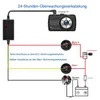 Diagram showing how to wire a dashcam to a car battery and fuse box. Produktbild-Vorschau