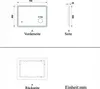 AICA LED Wandspiegel 70x50cm Touchschalter Beschlagfrei Produktbild-Vorschau 8