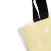 Mr. & Mrs. Panda Tote Bag Igel Wein - Gelb Pastell - Produktbild-Vorschau 3