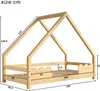 Merax Kinderbett 90x200cm mit Rausfallschutz und Produktbild-Vorschau 7