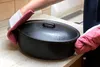 Home Elements Küchenhandschuh und Matte beige und rot Produktbild-Vorschau 3