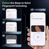 Instructions for solving fingerprint unlocking issues on a smartphone. Produktbild-Vorschau