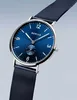 Bering Herren Uhr Armbanduhr Classic Small Second Blau - Produktbild-Vorschau 5