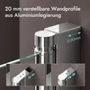 doporro Eck-Duschkabine Eckdusche 80x80x190cm Produktbild-Vorschau 4